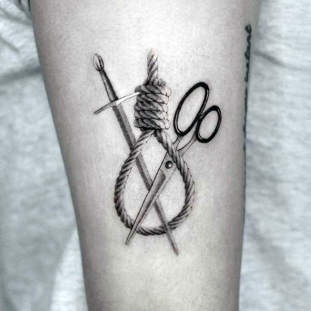 Terrific Design Ideas For Womens Sword Tattoo