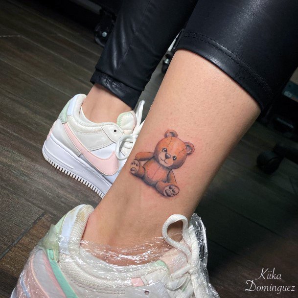 Terrific Design Ideas For Womens Teddy Bear Tattoo