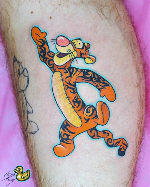 Terrific Design Ideas For Womens Tigger Tattoo