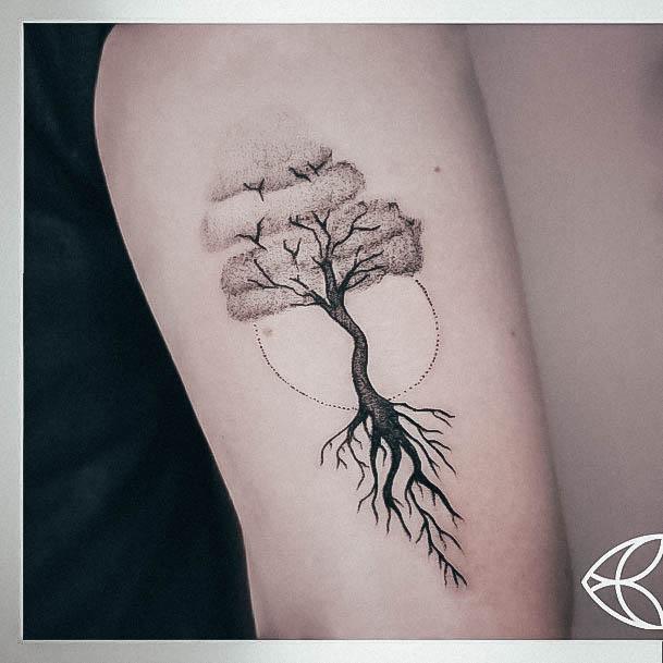 Terrific Design Ideas For Womens Tree Of Life Tattoo