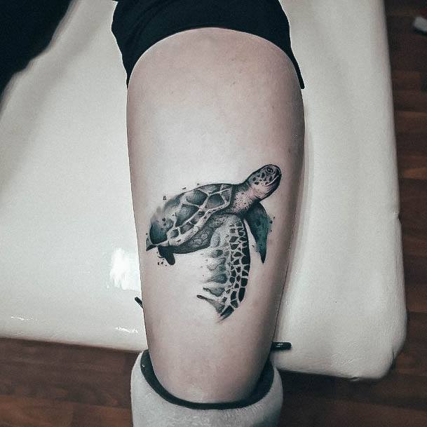 Terrific Design Ideas For Womens Turtle Tattoo