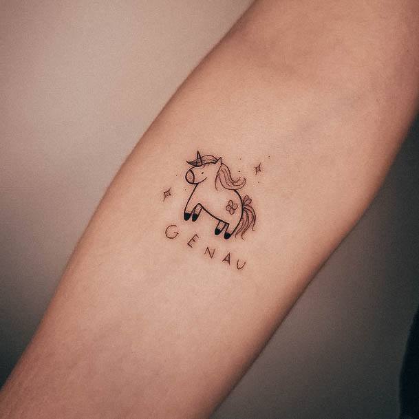 Terrific Design Ideas For Womens Unicorn Tattoo