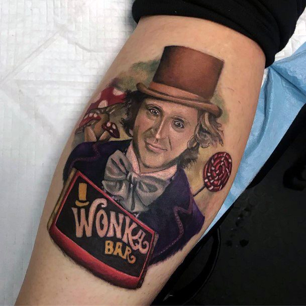 Terrific Design Ideas For Womens Willy Wonka Tattoo