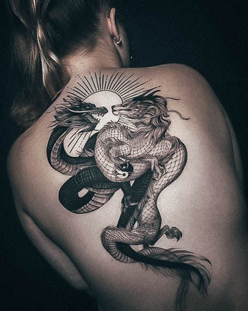 Terrific Design Ideas For Womens Yin Yang Tattoo