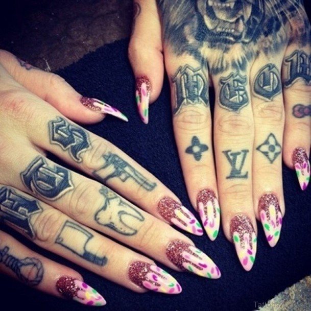 Terrific Finger Tattoo Women