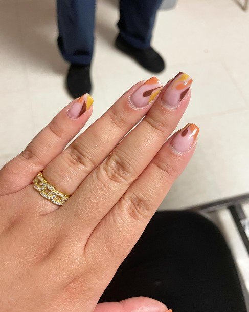 Thanksgiving Nails For Girls