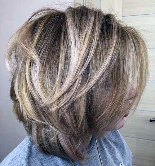 Thick Light To Medium Blonde Shoulder Length Bob Hairstyles For Women