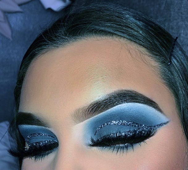 Thicky Blue Grey Eyeshadow Women