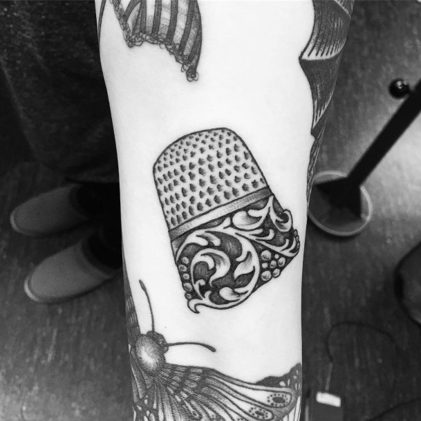 Thimble Tattoos Feminine Ideas