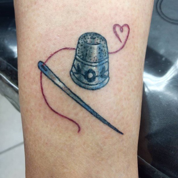 Thimble Tattoos For Girls