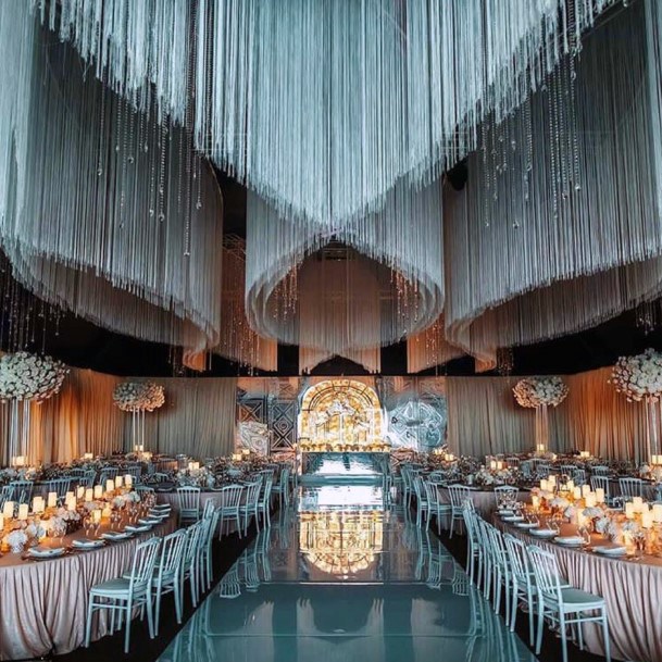 Thin Light Strings Decoration Wedding Ceiling