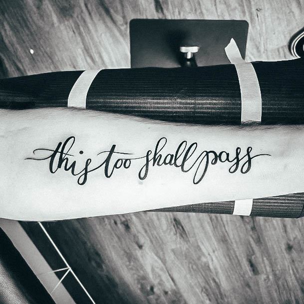 This Too Shall Pass Tattoos For Girls