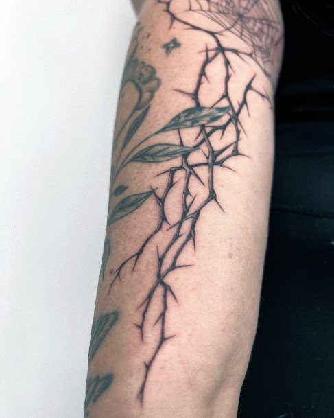 Thorns Tattoo For Ladies