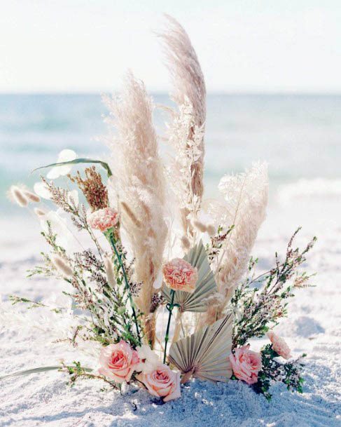 Tidal Beach Wedding Flowers