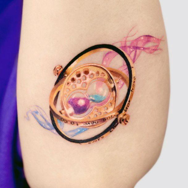 Time Turner Female Tattoo Designs