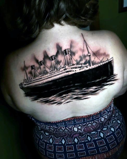 Titanic Womens Feminine Titanic Tattoos