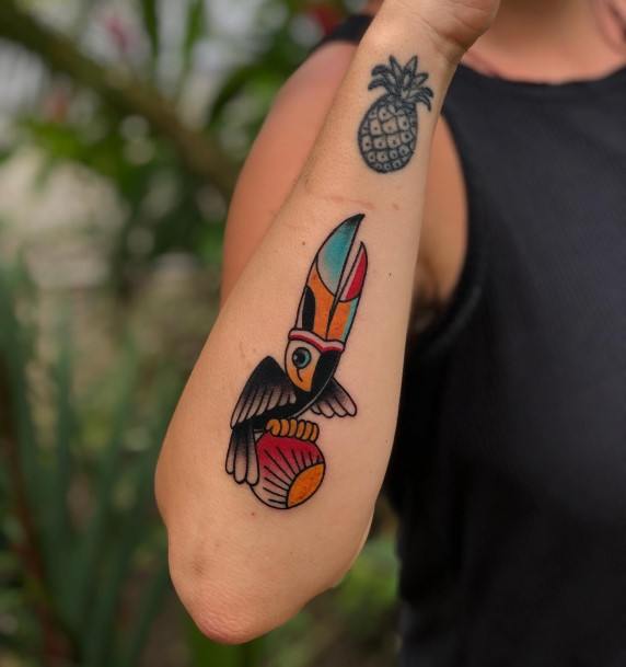 Toucan Tattoos For Girls