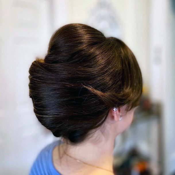 Traditional Horn Shaped French Twist For Women