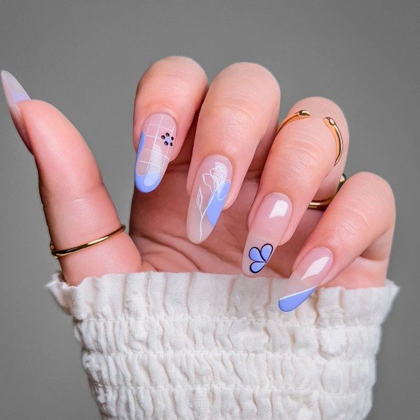 Translucentic Womens Translucent Nail Designs