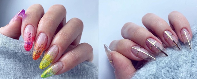 Top 50 Best Transparent Nails For Women – Glossy See Through Designs