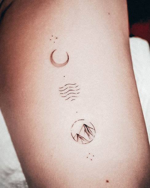 Travel Female Tattoo Designs