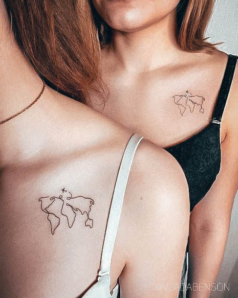 Travel Tattoos Feminine Ideas