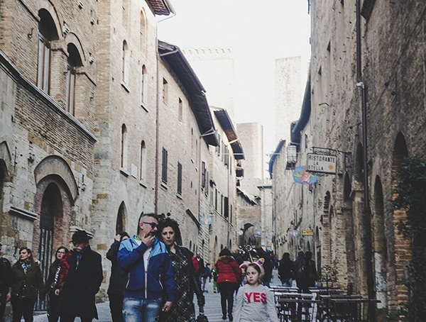 Traveling To San Gimignano