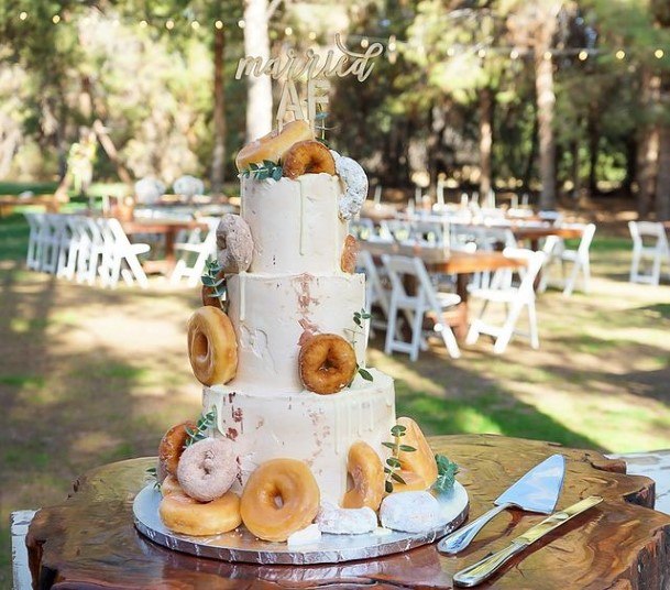 Treatful Wedding Cake Donut