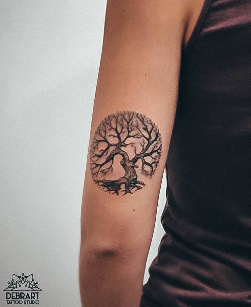 Tree Of Life Female Tattoo Designs