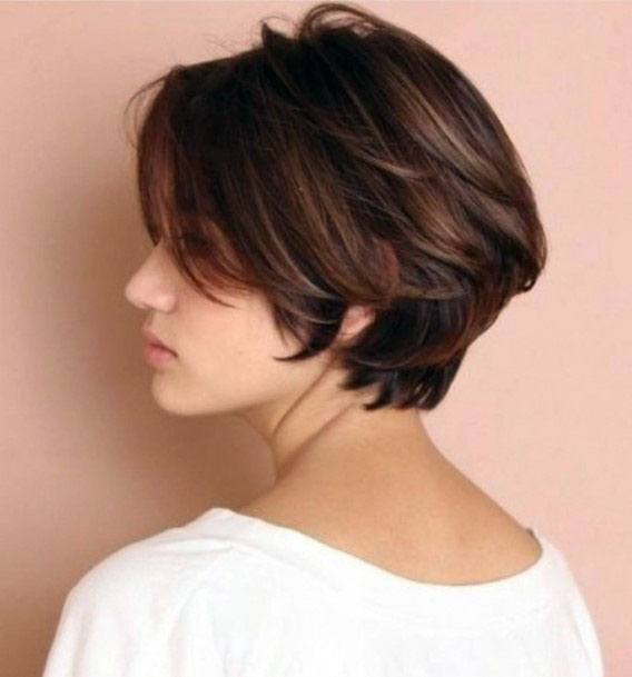 Trendy Brown Bob Hairstyle For Women