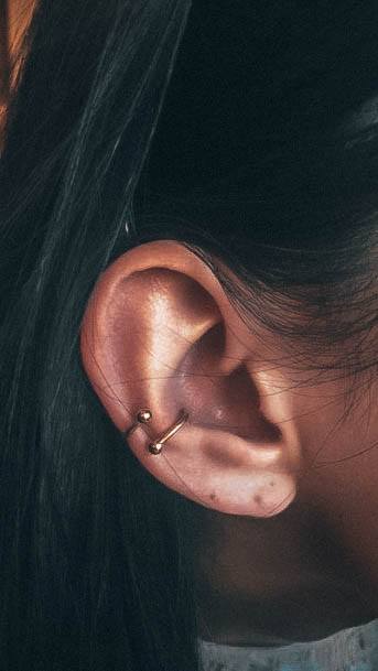 Trendy Conch Spiral Ear Piercing For Women