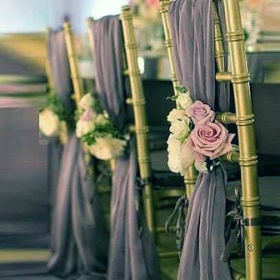 Trendy Curtain Pretty Flowers Bouquet Chair Decorations For Wedding Ideas