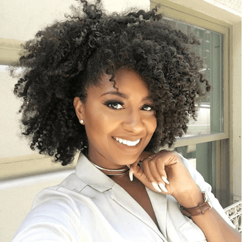 Trendy Hairstyles For Black Women Short Full Curly Bouncy Brown