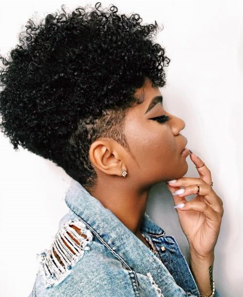 Trendy Updated Haircut Ideas For Black Women Curly Black Short