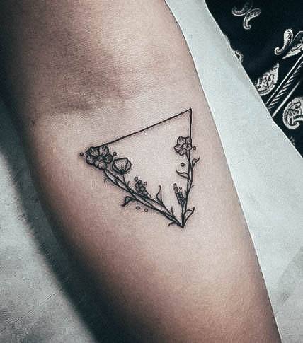 Triangle Female Tattoo Designs