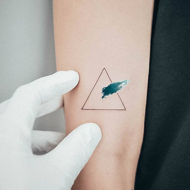 Triangle Tattoo Feminine Designs