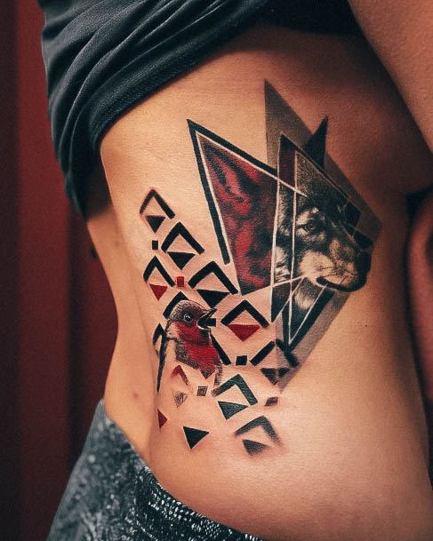 Triangle Triangle Tattoo Designs For Women