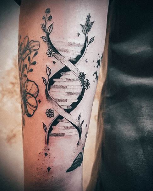 Tricep Flower Decorative Looks For Womens Dna Tattoo