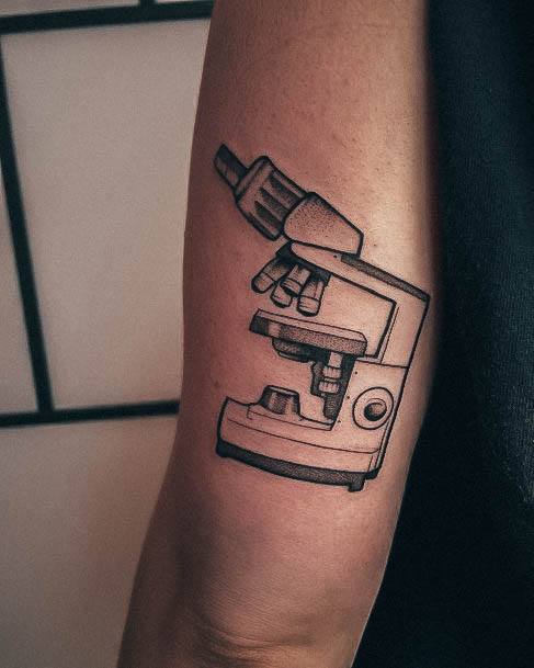 Tricep Four Focus Microscope Female Tattoo Designs