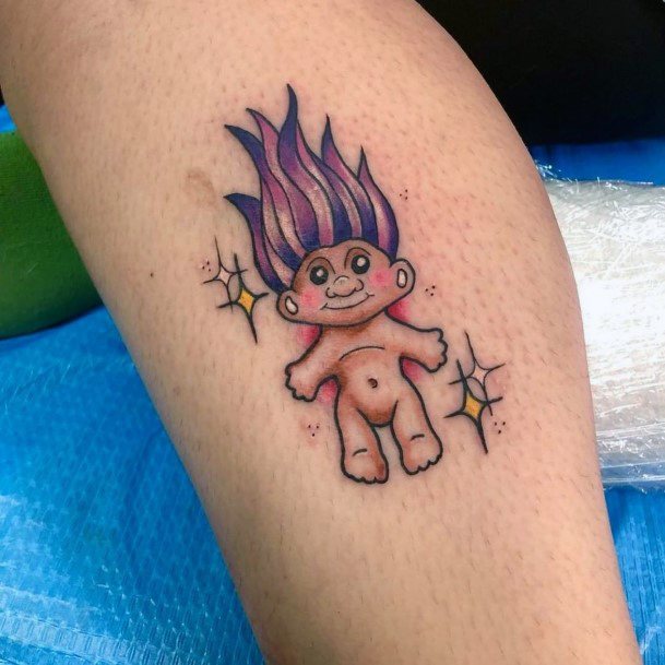 Troll Doll Girls Tattoo Ideas