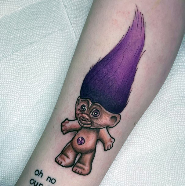 Troll Doll Womens Tattoo Ideas