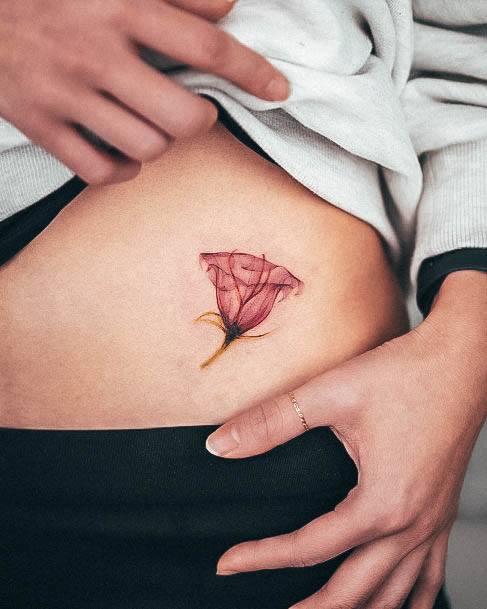 Tulip Womens Tattoo Designs