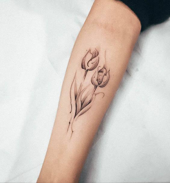 Tulipic Womens Tulip Tattoo Designs