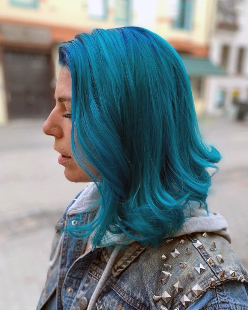 Turquoise Hairstyles Art For Women