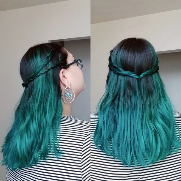 Turquoise Hairstyles Design Ideas For Girls