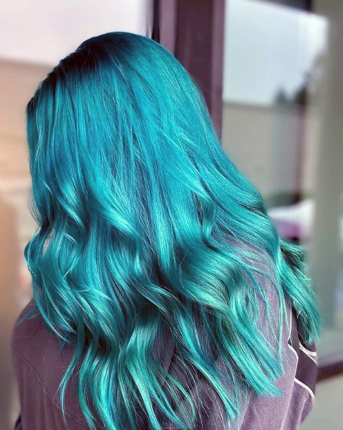 Turquoise Hairstyles Feminine Ideas