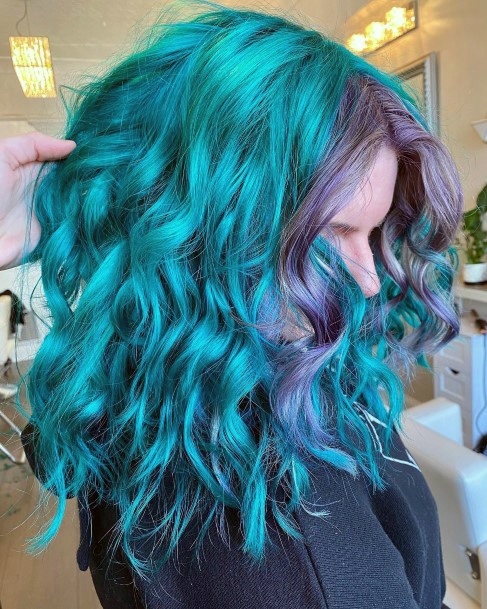 Turquoise Hairstyless For Girls