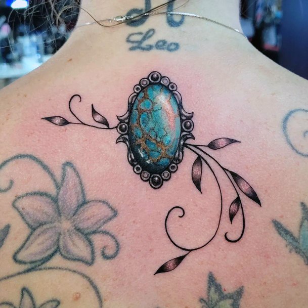 Turquoise Tattoo Design Ideas For Girls