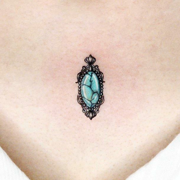 Turquoise Womens Tattoos