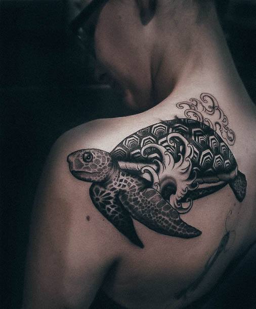 Turtle Tattoo For Ladies